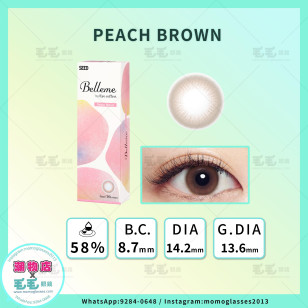 BELLEME BY EYE COFFRET Peach Brown 1 Day 30片 (門市現貨) 